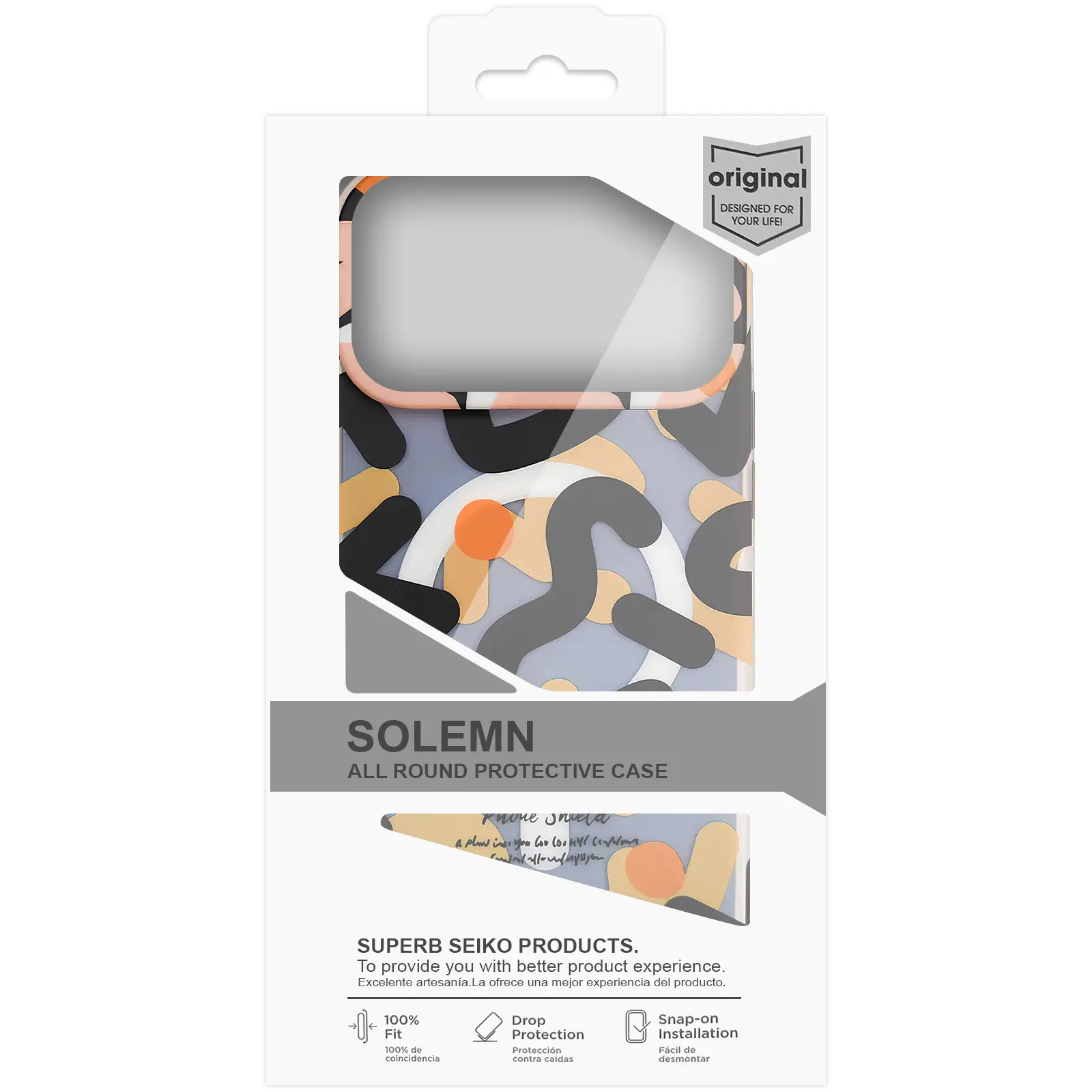 TPU чехол Pastel Chaos with MagSafe для Apple iPhone 17 Pro (6.3"), Black 1, TPU, купить оптом с доставкой