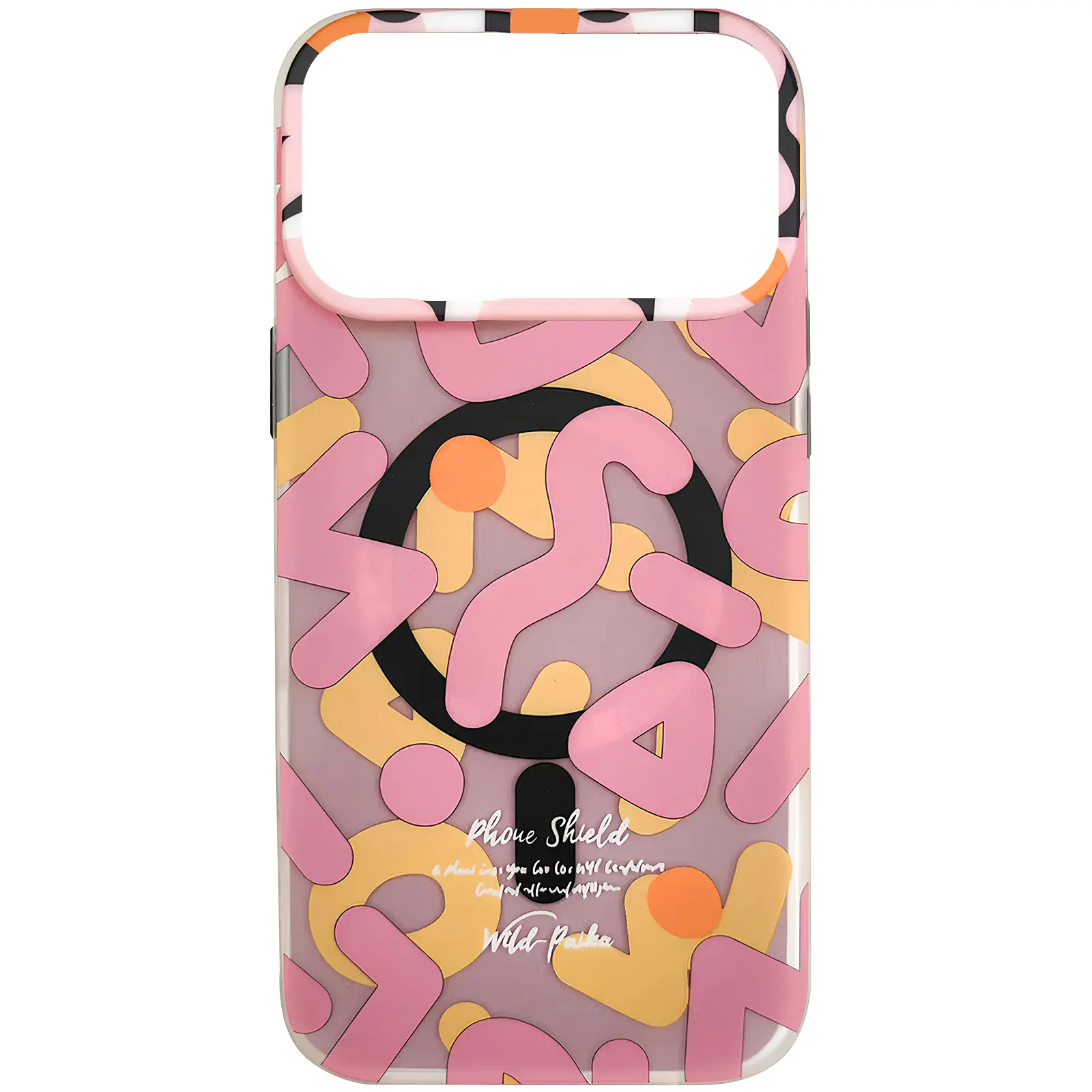 TPU чехол Pastel Chaos with MagSafe для Apple iPhone 17 Pro (6.3"), Pink, TPU, купить оптом с доставкой