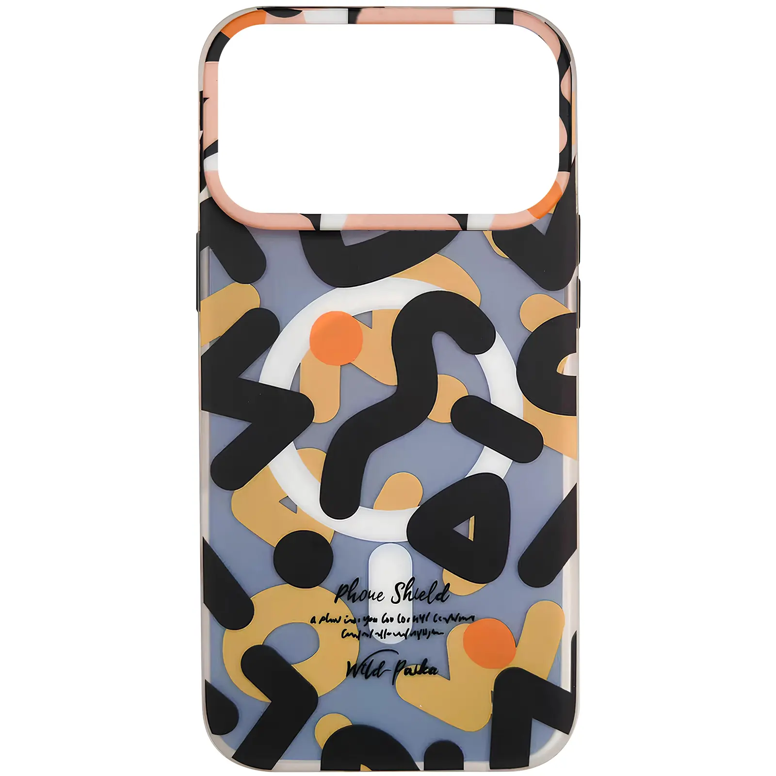 TPU чехол Pastel Chaos with Magnetic Fit для Apple iPhone 17 Pro Max (6.9"), Black, TPU, купить оптом с доставкой