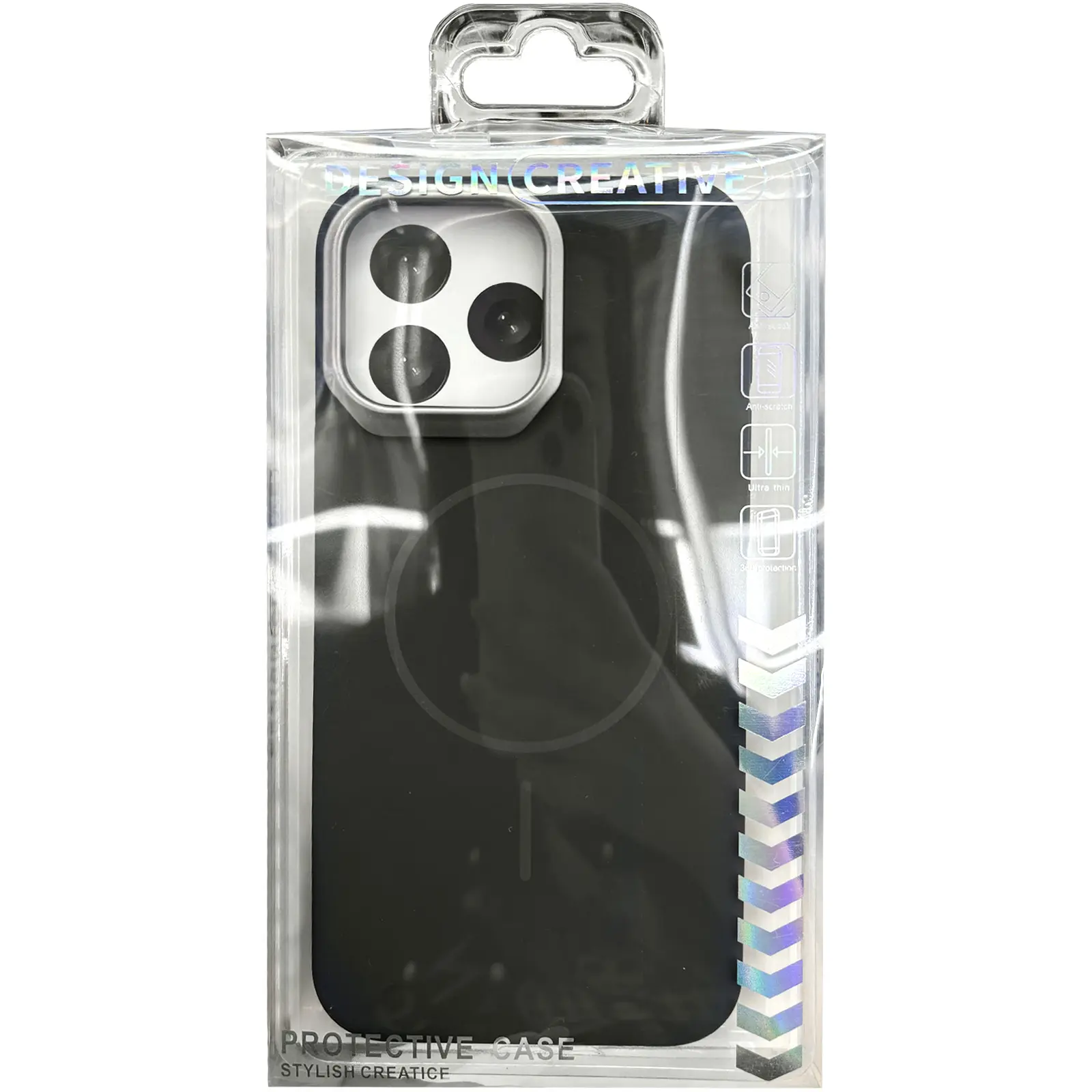 Чохол PC Dream with MagSafe для Apple iPhone 16 Pro (6.3"), Black 1, Пластик, купити оптом з доставкою