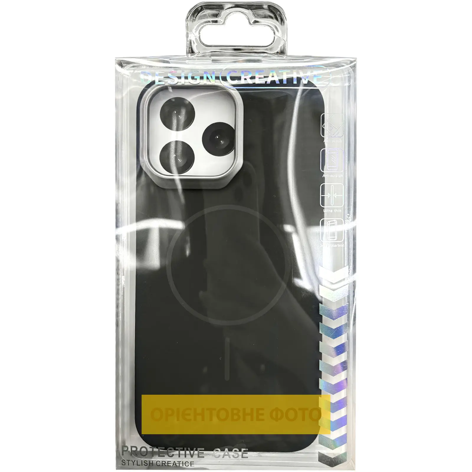 Чехол PC Dream with MagSafe для Apple iPhone 17 Pro (6.3"), Black 1, Пластик, купить оптом с доставкой