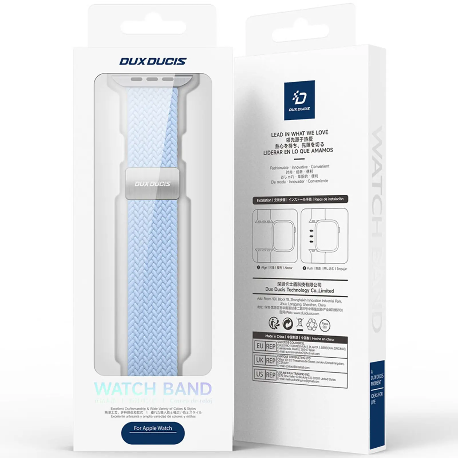 Ремешок Dux Ducis Mixture Ultra для Apple Watch 38/40/41/42mm(ser.10), Light Blue 5, Нейлон, купить оптом с доставкой