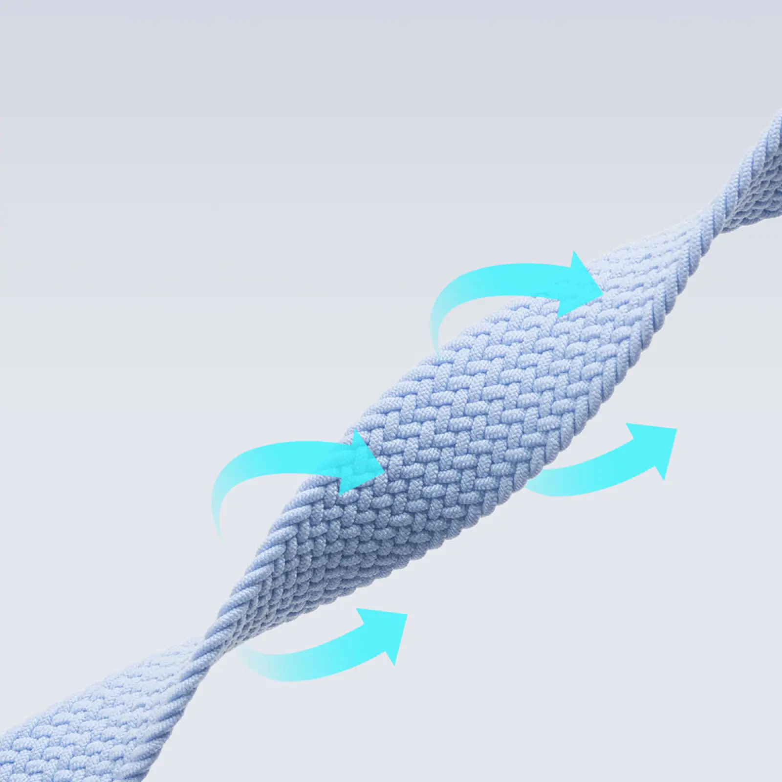 Ремешок Dux Ducis Mixture Ultra для Apple Watch 38/40/41/42mm(ser.10), Light Blue 7, Нейлон, купить оптом с доставкой