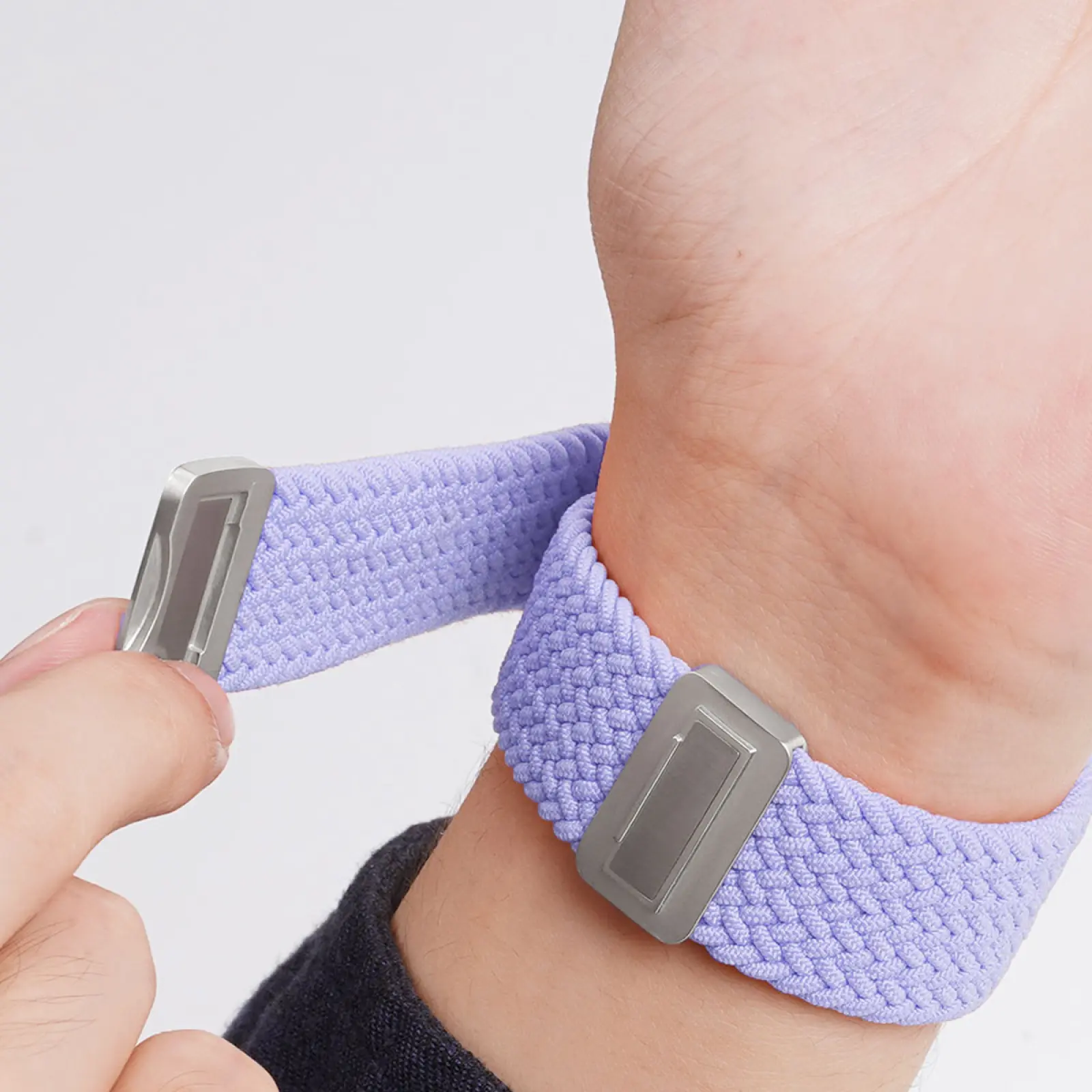 Ремешок Dux Ducis Mixture Ultra для Apple Watch 38/40/41/42mm(ser.10), Misty Purple 3, Нейлон, купить оптом с доставкой