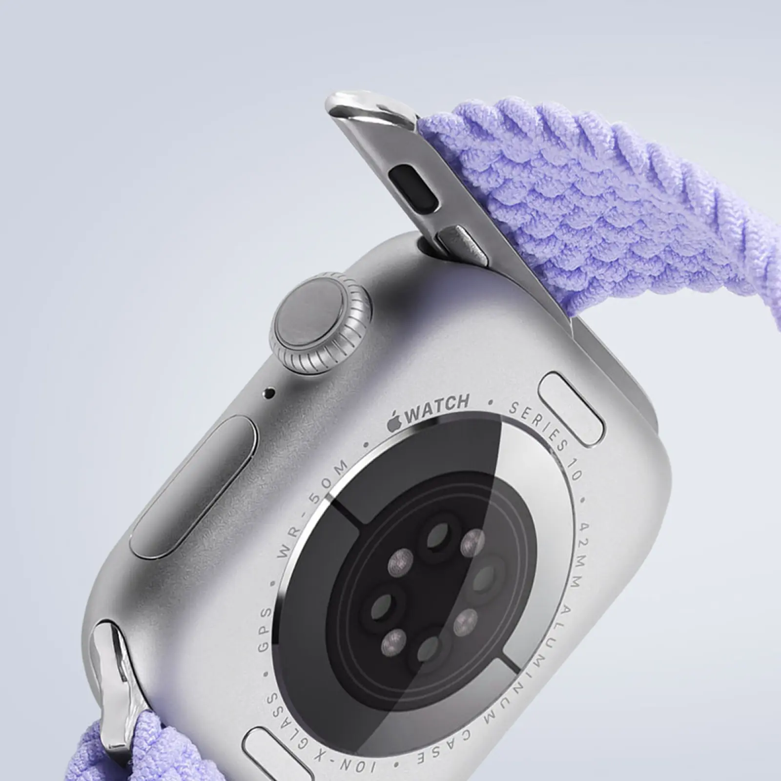 Ремешок Dux Ducis Mixture Ultra для Apple Watch 38/40/41/42mm(ser.10), Misty Purple 4, Нейлон, купить оптом с доставкой