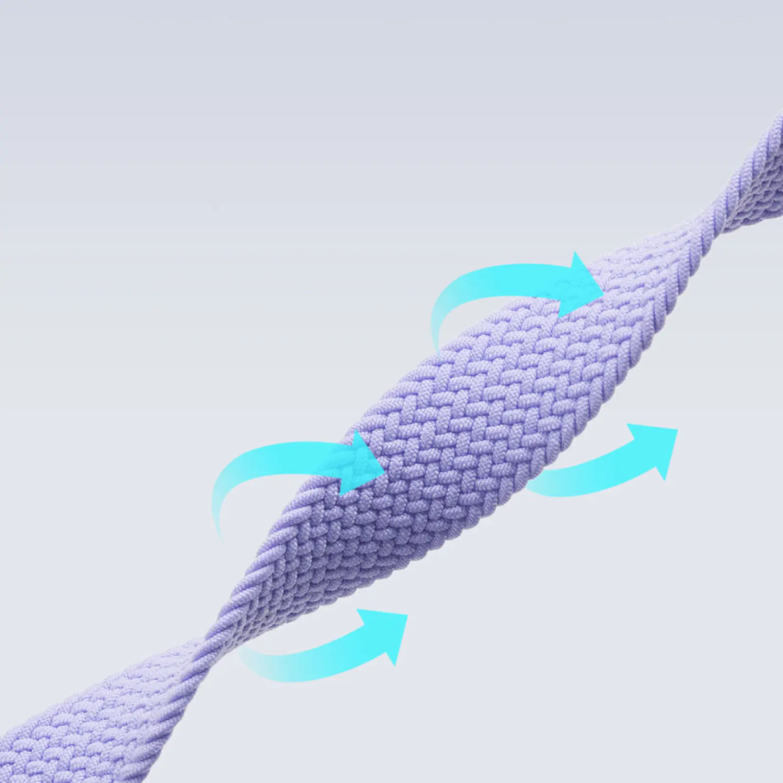 Ремешок Dux Ducis Mixture Ultra для Apple Watch 38/40/41/42mm(ser.10), Misty Purple 7, Нейлон, купить оптом с доставкой