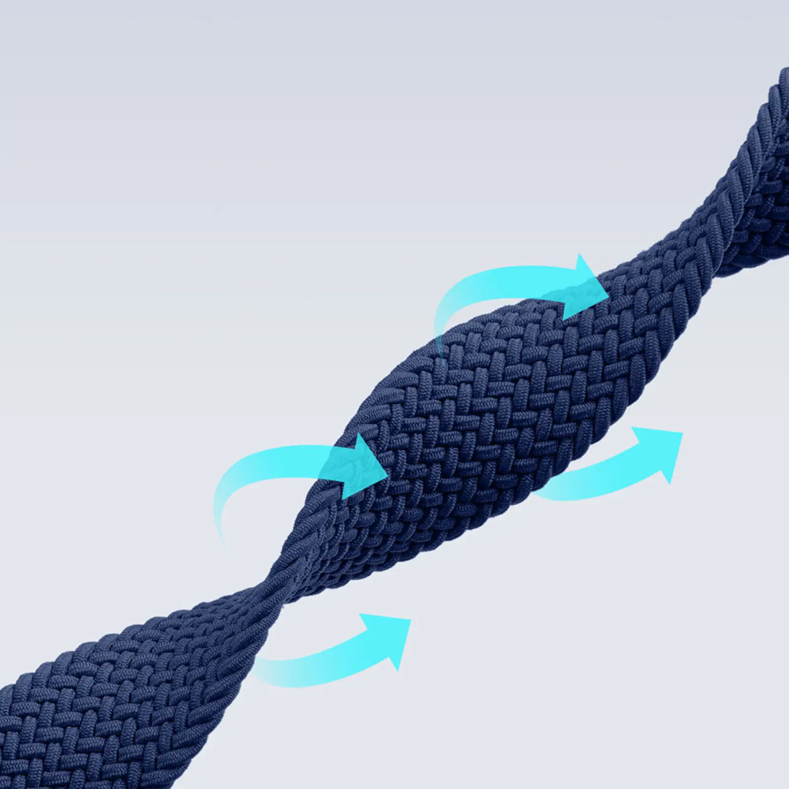 Ремешок Dux Ducis Mixture Ultra для Apple Watch 42(ser.1-3)/44/45/46/49mm, Deep Blue 7, Нейлон, купить оптом с доставкой