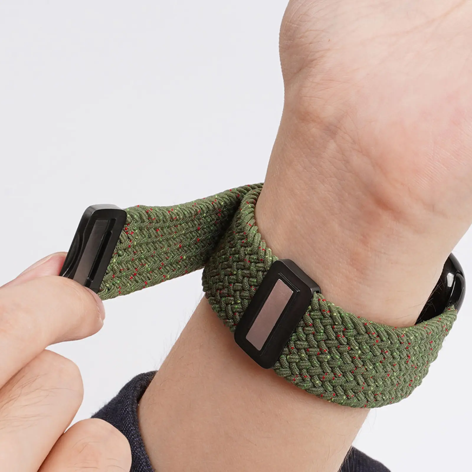 Ремешок Dux Ducis Mixture Ultra для Apple Watch 42(ser.1-3)/44/45/46/49mm, Starry Olive 3, Нейлон, купить оптом с доставкой