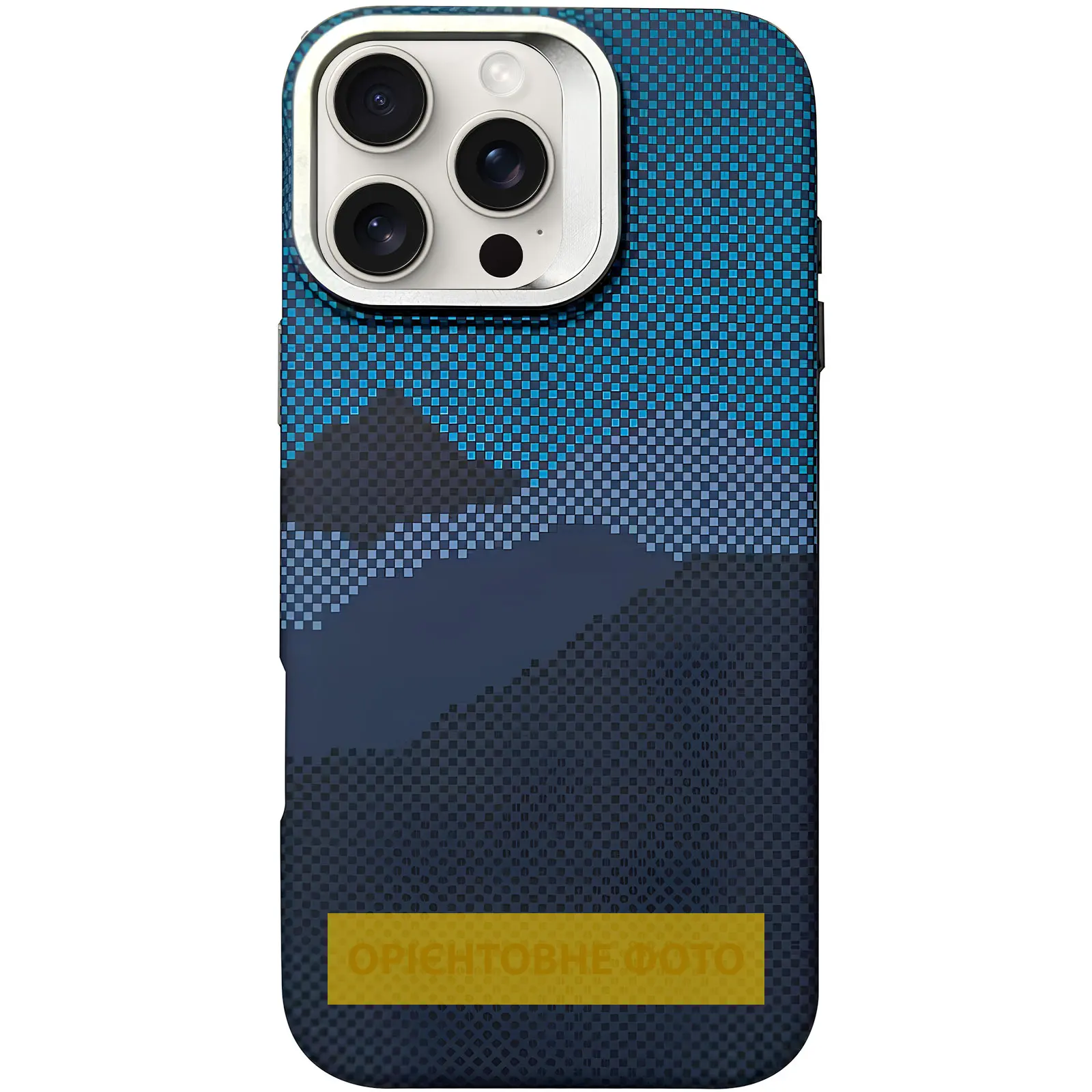 TPU чехол Pixel Craft with MagSafe для Apple iPhone 17 Pro (6.3"), Mountain Blue, TPU, купить оптом с доставкой