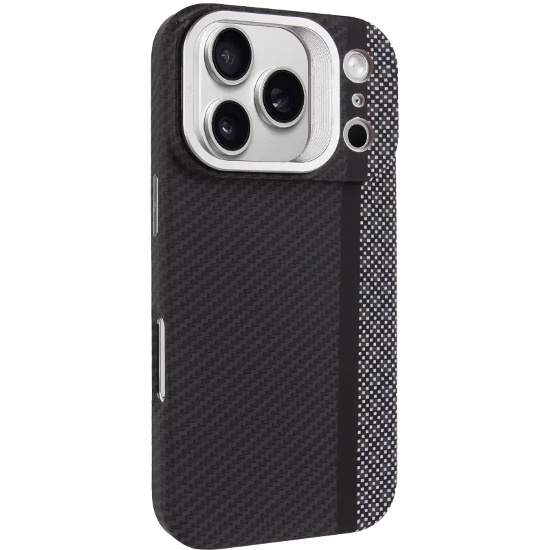 TPU чехол Pixel Craft with Magnetic Fit для Apple iPhone 17 Pro Max (6.9"), Carbon Line, TPU, купить оптом с доставкой
