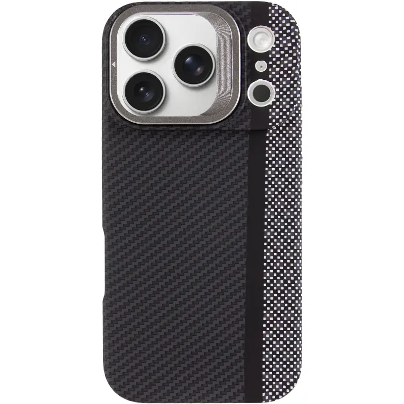 TPU чехол Pixel Craft with Magnetic Fit для Apple iPhone 17 Pro Max (6.9"), Carbon Line 1, TPU, купить оптом с доставкой