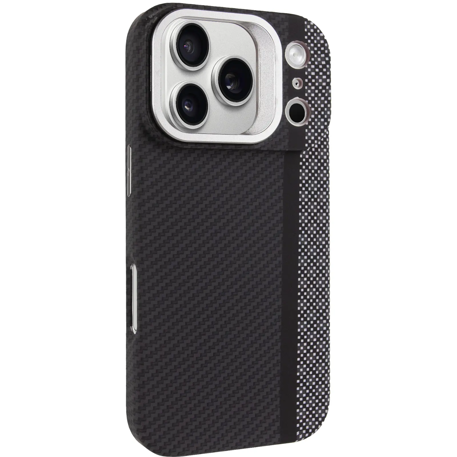 TPU чехол Pixel Craft with Magnetic Fit для Apple iPhone 17 Pro Max (6.9"), Carbon Line, TPU, купить оптом с доставкой