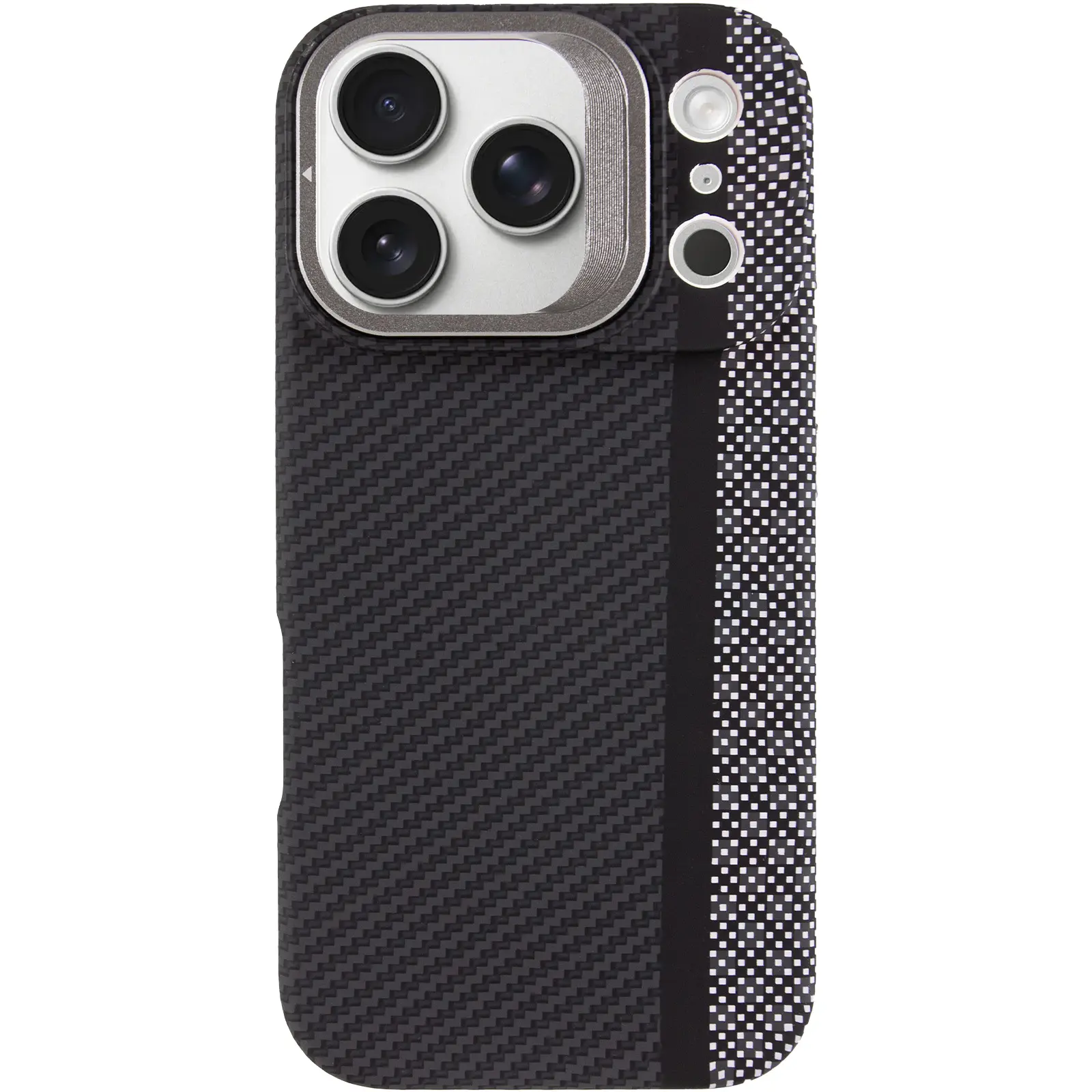 TPU чехол Pixel Craft with Magnetic Fit для Apple iPhone 17 Pro Max (6.9"), Carbon Line 1, TPU, купить оптом с доставкой