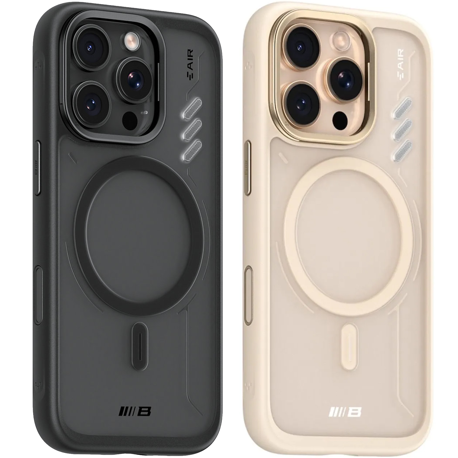 TPU+PC чехол Blueo Frosted Heat Dissipation Stand with MagSafe для Apple iPhone 16 Pro Max (6.9"), TPU+PC, купить оптом с доставкой