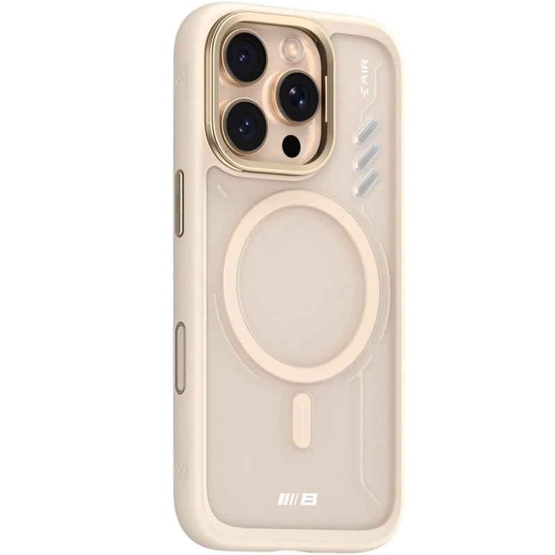 TPU+PC чохол Blueo Frosted Heat Dissipation Stand with MagSafe для Apple iPhone 16 Pro Max (6.9) на малюнкі №1