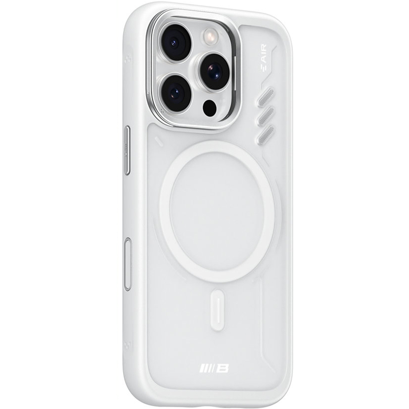 TPU+PC чохол Blueo Frosted Heat Dissipation Stand with MagSafe для Apple iPhone 16 Pro Max (6.9) на малюнкі №1