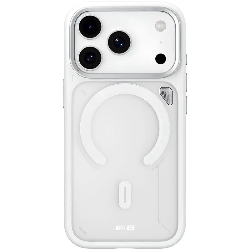 TPU+PC чехол Blueo Frosted Heat Dissipation Stand with MagSafe для Apple iPhone 17 Pro (6.3"), Белый / White 1, TPU+PC, купить оптом с доставкой