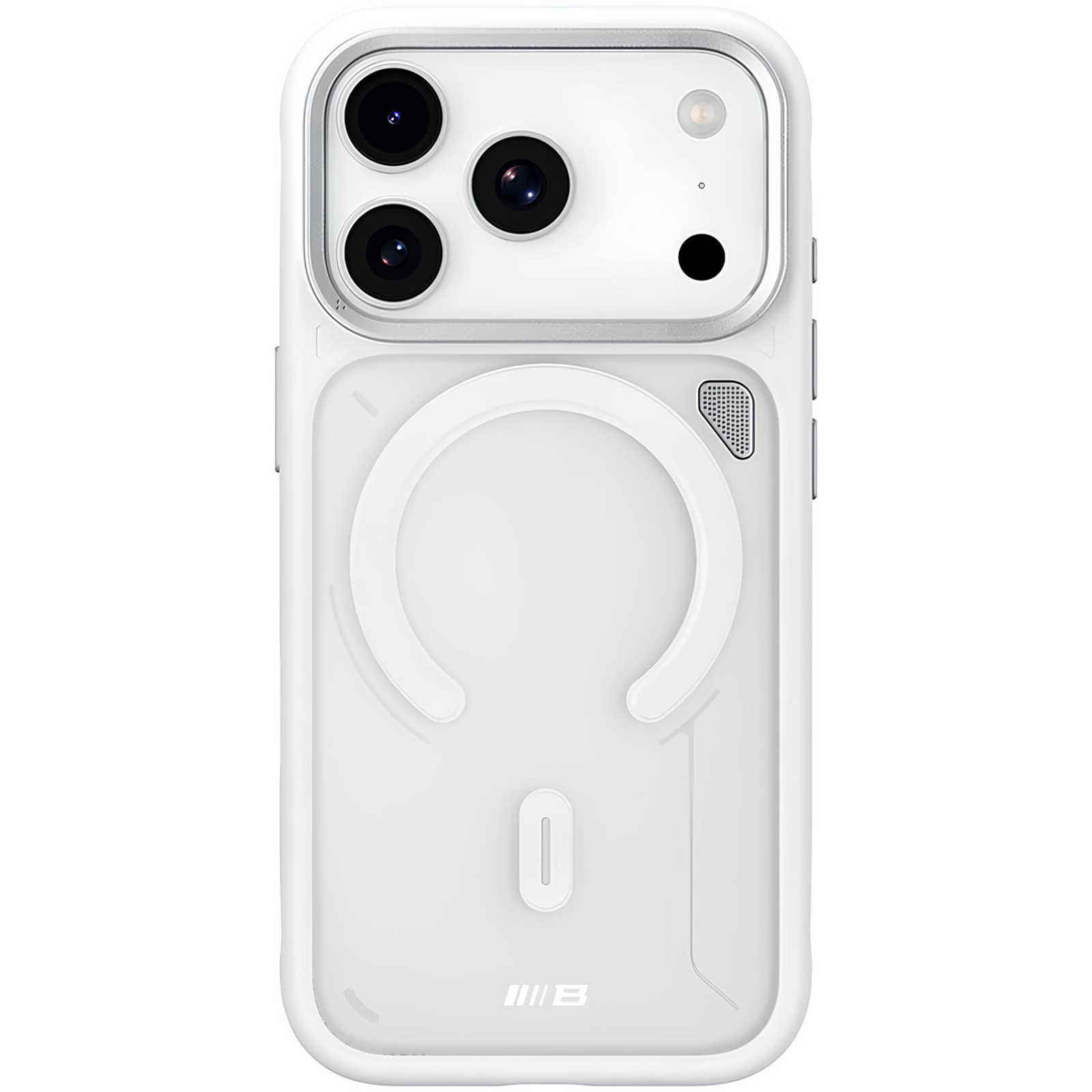 Уцінка TPU+PC чохол Blueo Frosted Heat Dissipation Stand with MagSafe для Apple iPhone 17 Pro Max, Пошкоджена упаковка / Білий / White 1, TPU+PC, купити оптом з доставкою