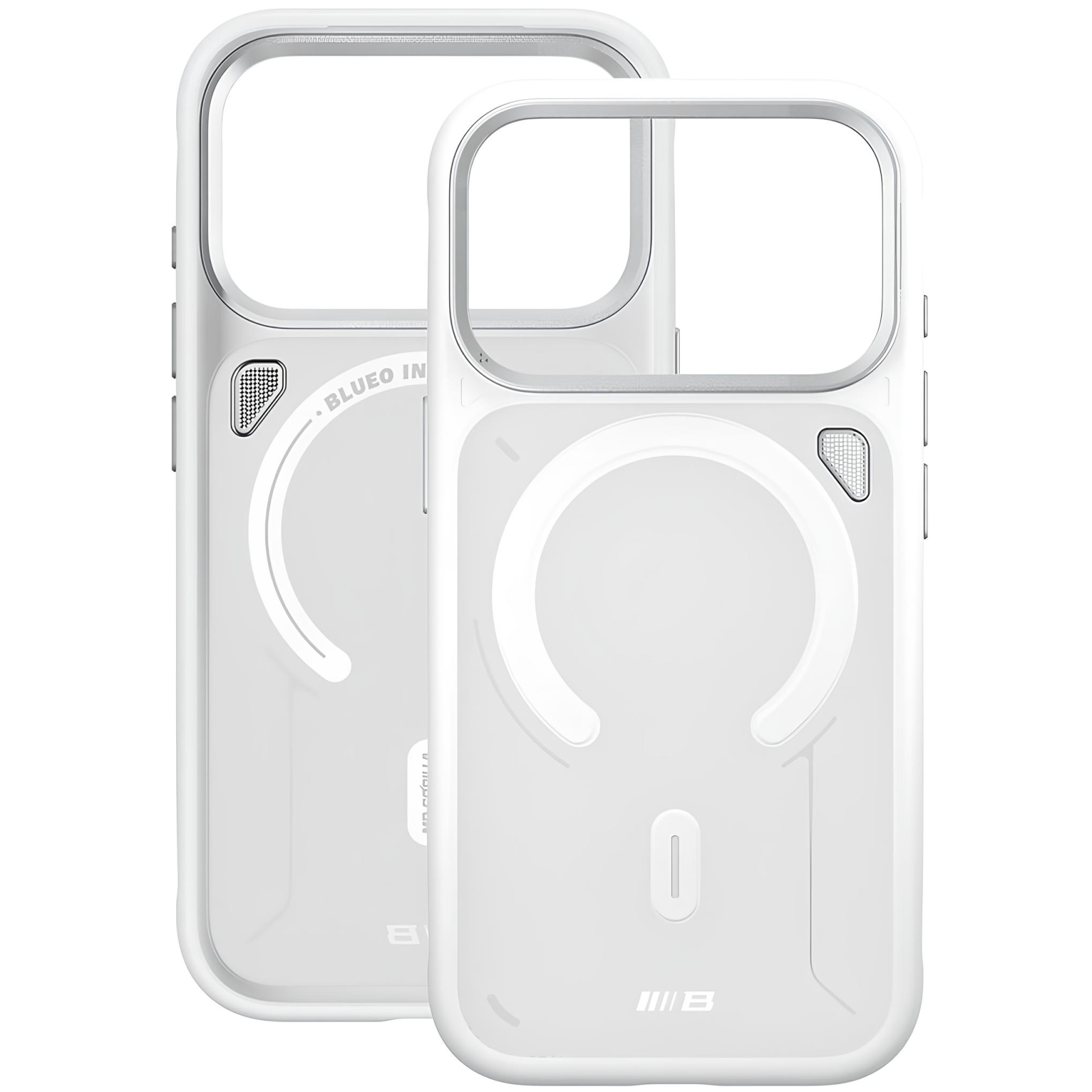 Уцінка TPU+PC чохол Blueo Frosted Heat Dissipation Stand with MagSafe для Apple iPhone 17 Pro Max, Пошкоджена упаковка / Білий / White 2, TPU+PC, купити оптом з доставкою