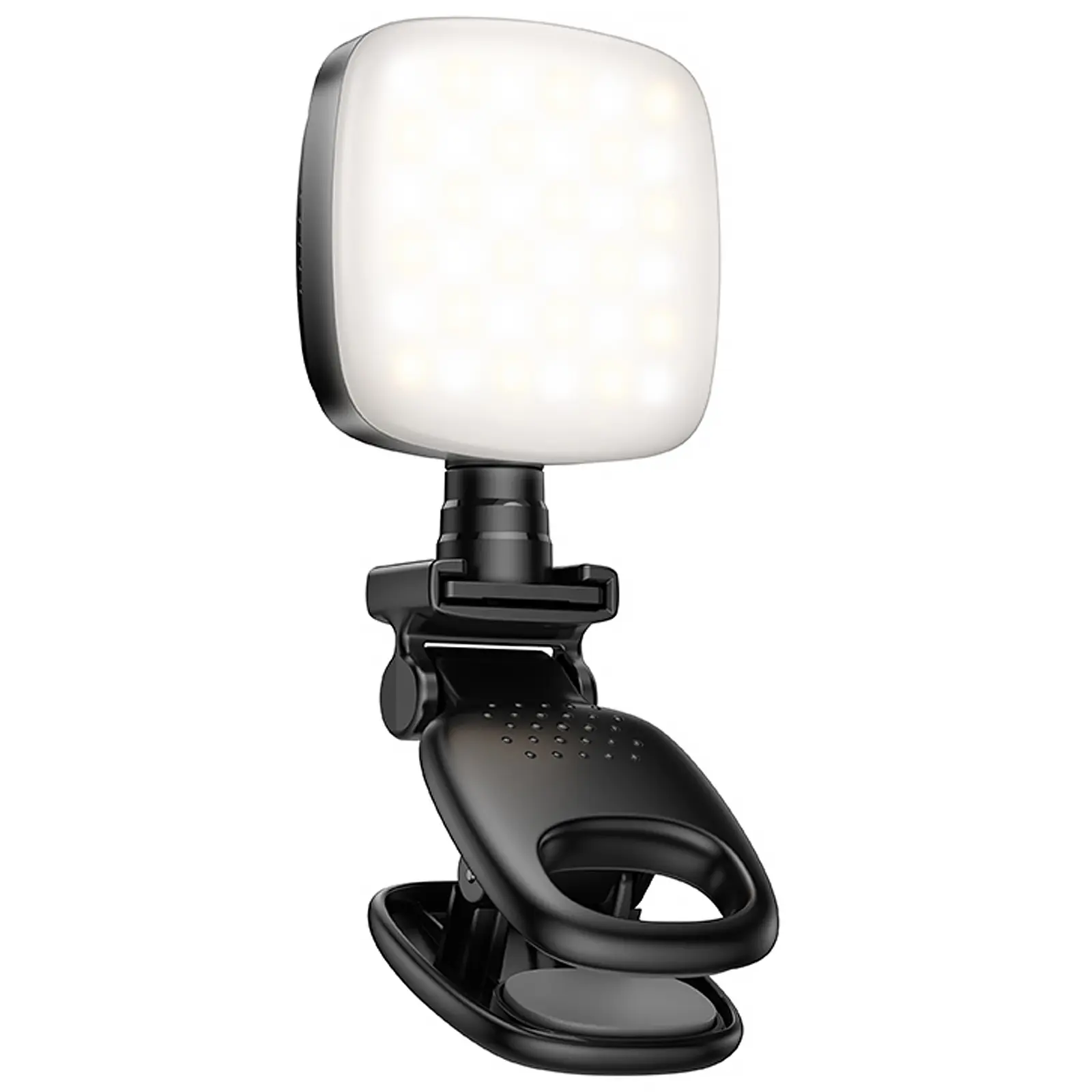 Портативная лампа для селфи Hoco K28 Square Selfie Light 200 mAh, Black, купить оптом с доставкой