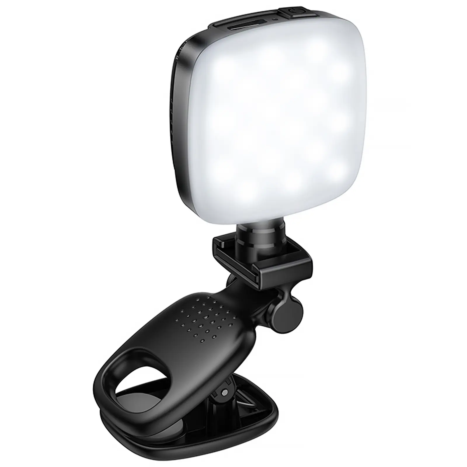 Портативная лампа для селфи Hoco K28 Square Selfie Light 200 mAh, Black 3, купить оптом с доставкой