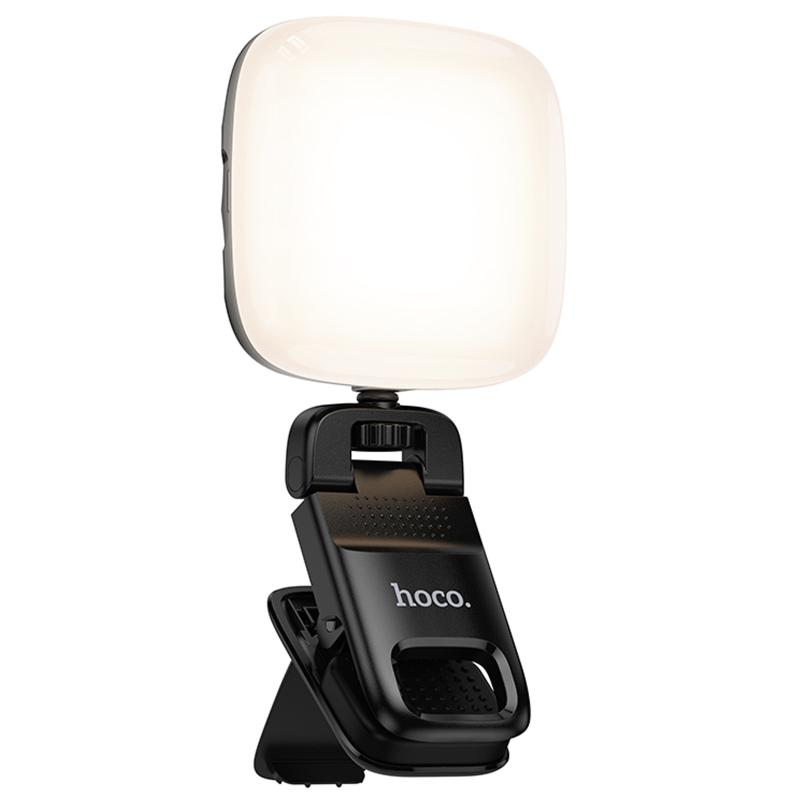 Портативна лампа для селфі Hoco K29 Beauty Selfie Light 300 mAh на малюнкі №1