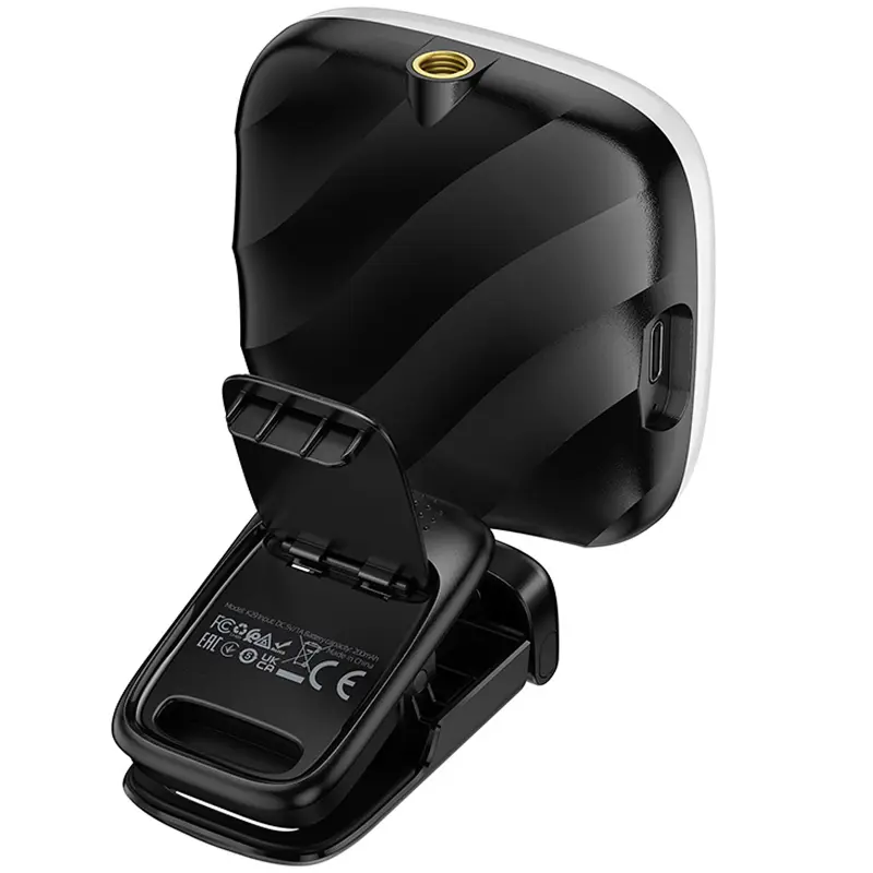Портативная лампа для селфи Hoco K29 Beauty Selfie Light 300 mAh, Black 2, купить оптом с доставкой