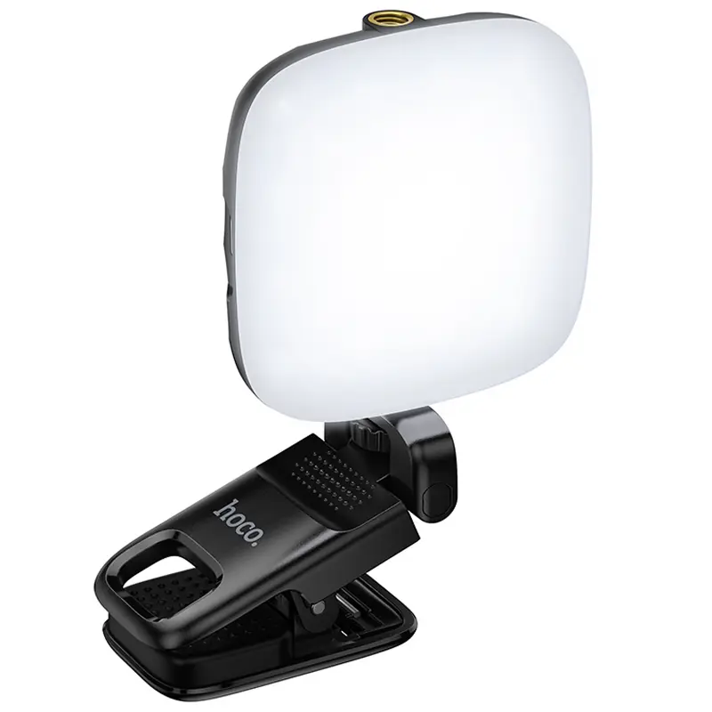 Портативная лампа для селфи Hoco K29 Beauty Selfie Light 300 mAh, Black 6, купить оптом с доставкой