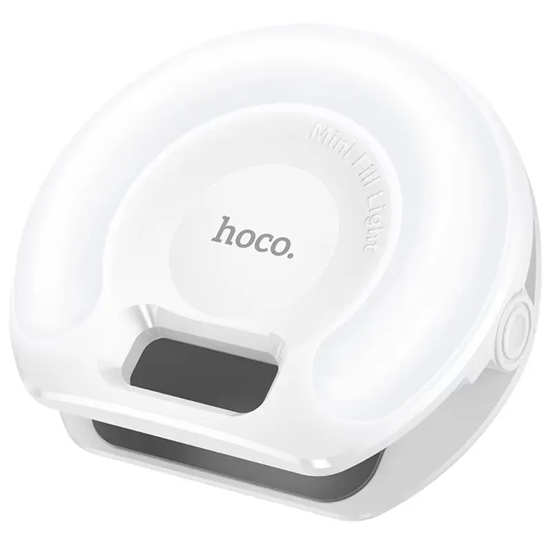 Портативна лампа для селфі Hoco K160 Olas 400 mAh, White, купити оптом з доставкою
