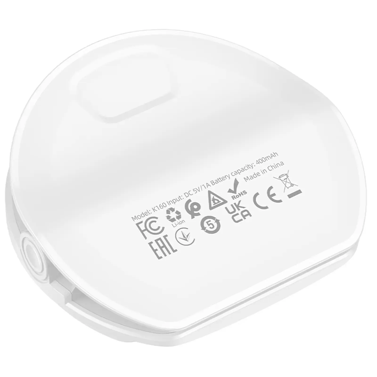 Портативна лампа для селфі Hoco K160 Olas 400 mAh, White 4, купити оптом з доставкою