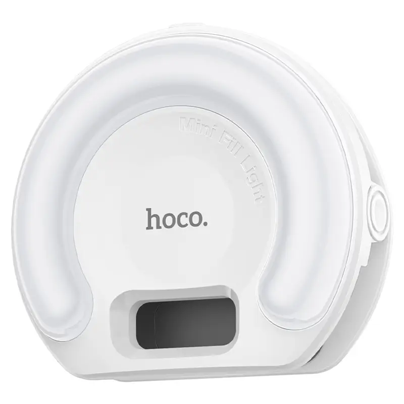 Портативна лампа для селфі Hoco K160 Olas 400 mAh, White 5, купити оптом з доставкою