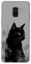 Чехол itsPrint Smoke cat для Samsung A530 Galaxy A8 (2018)