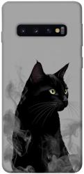Чехол itsPrint Smoke cat для Samsung Galaxy S10
