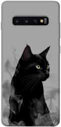 Чехол itsPrint Smoke cat для Samsung Galaxy S10+
