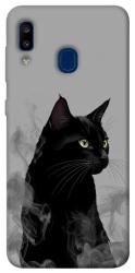 Чехол itsPrint Smoke cat для Samsung Galaxy A20 / A30