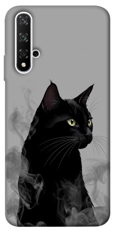 Чехол itsPrint Smoke cat для Huawei Honor 20 / Nova 5T, животные, купить оптом с доставкой
