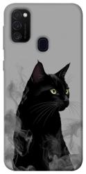 Чехол itsPrint Smoke cat для Samsung Galaxy M30s / M21