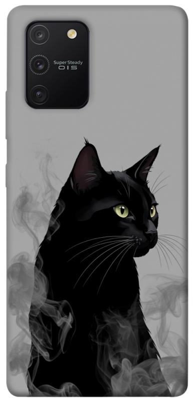 Чехол itsPrint Smoke cat для Samsung Galaxy S10 Lite, животные, купить оптом с доставкой