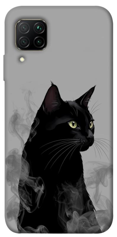 Чехол itsPrint Smoke cat для Huawei P40 Lite, животные, купить оптом с доставкой