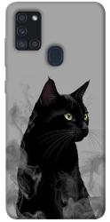 Чехол itsPrint Smoke cat для Samsung Galaxy A21s