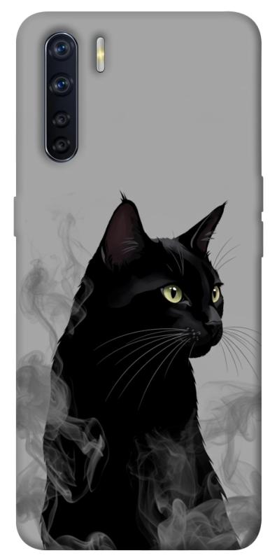 Чехол itsPrint Smoke cat для Oppo A91, животные, купить оптом с доставкой