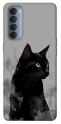 Чехол itsPrint Smoke cat для Oppo Reno 4 Pro