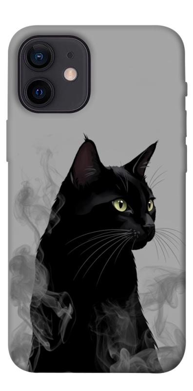 Чохол itsPrint Smoke cat для Apple iPhone 12 mini (5.4"), тварини, купити оптом з доставкою