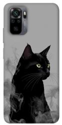 Чехол itsPrint Smoke cat для Xiaomi Redmi Note 10 / Note 10s