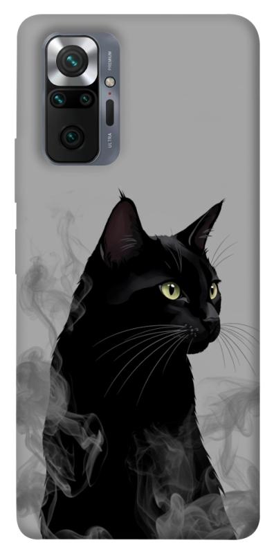 Чехол itsPrint Smoke cat для Xiaomi Redmi Note 10 Pro, животные, купить оптом с доставкой