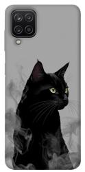 Чехол itsPrint Smoke cat для Samsung Galaxy A12