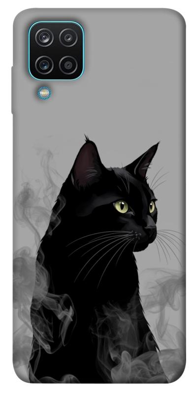 Чехол itsPrint Smoke cat для Samsung Galaxy A12, животные, купить оптом с доставкой