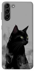 Чехол itsPrint Smoke cat для Samsung Galaxy S21+