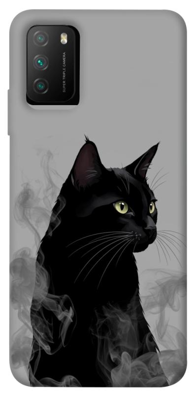 Чехол itsPrint Smoke cat для Xiaomi Poco M3, животные, купить оптом с доставкой