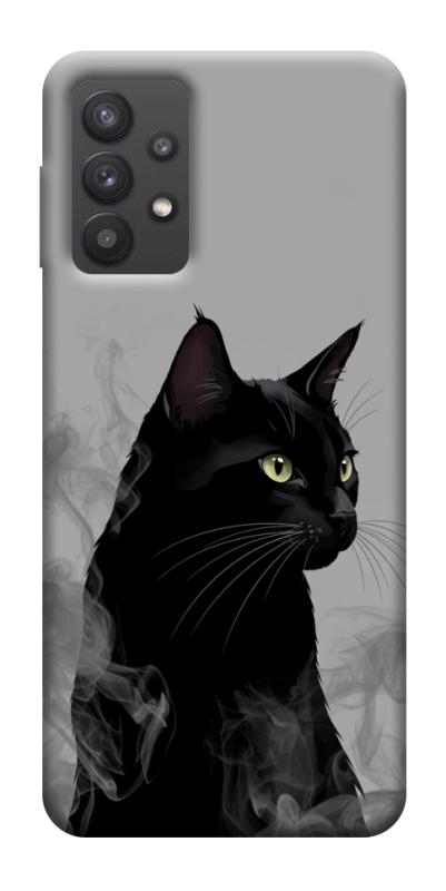 Чехол itsPrint Smoke cat для Samsung Galaxy A32 (A326B) 5G, животные, купить оптом с доставкой